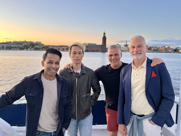 Shari, Martin, Fredrik och Göran